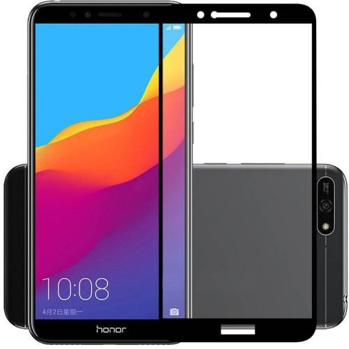 Honor 7C Tempered Glass Black High Quality 1