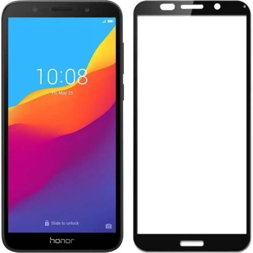 Honor 7S Tempered Glass Black High Quality 6D 1