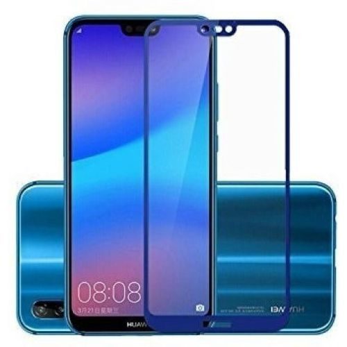 Huawei P20 Lite Tempered Glass Blue High Quality 5D 1