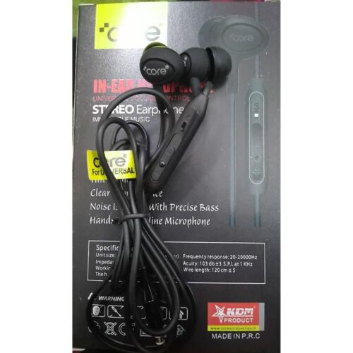 TIGERIFY TCR-27 In-Ear Stereo Headphone Earphones Headset 3.5mm jack with mic (Black) 6