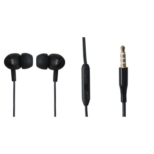 TIGERIFY TCR-27 In-Ear Stereo Headphone Earphones Headset 3.5mm jack with mic (Black) 1