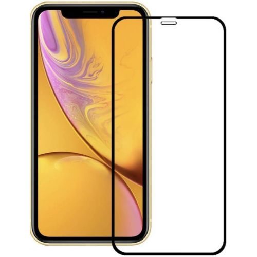 Apple iPhone XR Tempered Glass Black High Quality 1