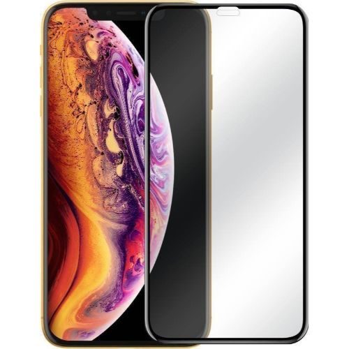 Apple iPhone XS Tempered Glass Black High Quality 1