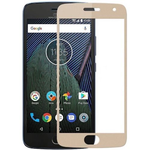 Moto G5s Tempered Glass Gold High Quality 1