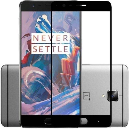 OnePlus 3 Tempered Glass Black High Quality 1