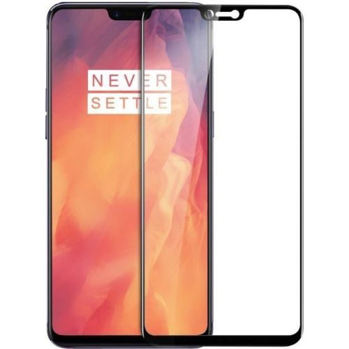 OnePlus 6 Tempered Glass Black High Quality 6D 1