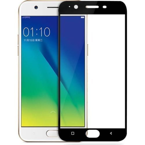 OPPO A57 Tempered Glass Black High Quality 1
