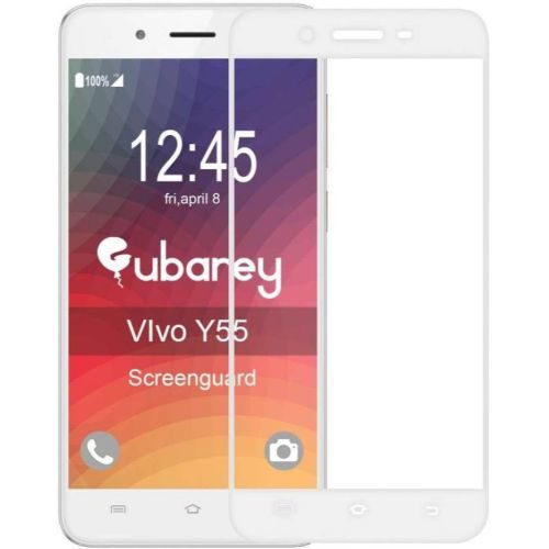 Vivo Y55 / Y55S Tempered Glass White High Quality 5D 1