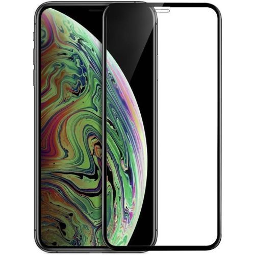 Apple iPhone XR Tempered Glass Black High Quality 11D 1