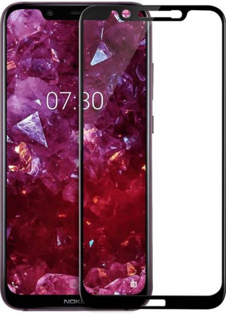 Nokia 7.1 Plus Tempered Glass Black High Quality 2