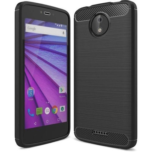 Motorola Moto C Plus Hybrid Soft Black Cover 1