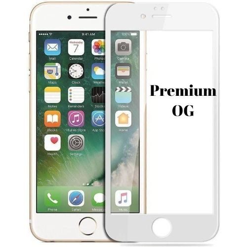 Apple iPhone 6 Plus Tempered Glass Full Glue 6D Premium White Color 1