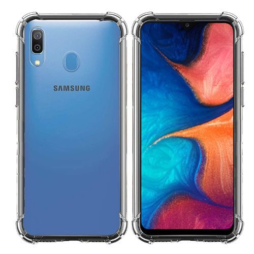 Samsung Galaxy A20 Transparent Soft Back Cover Case 1