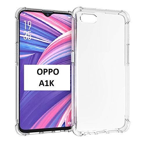 Oppo A1K Transparent Soft Back Cover Case 1