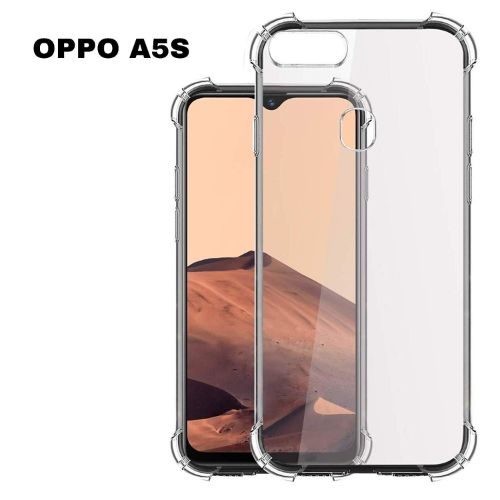 Oppo A5s (AX5s) Transparent Soft Back Cover Case 1