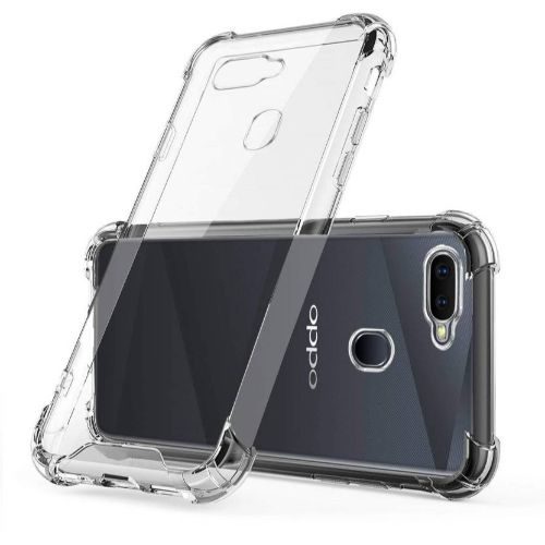 Oppo A7 Transparent Soft Back Cover Case 1