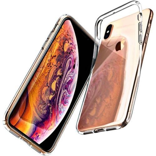 Apple iPhone XS Transparent Soft Back Cover Case 1