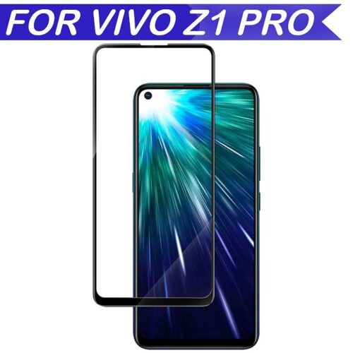 Vivo Z1 Pro Tempered Glass Screen Protector Full Glue Black 1