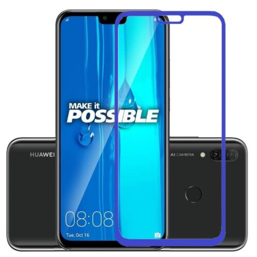 Honor 8X Tempered Glass Screen Protector Full Glue Blue 1