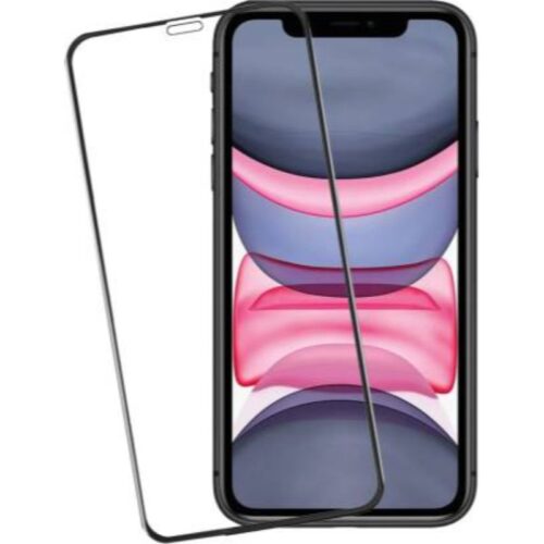 iPhone 11 (6.1 inches) Tempered Glass Screen Protector 6D/11D Full Glue Black 1
