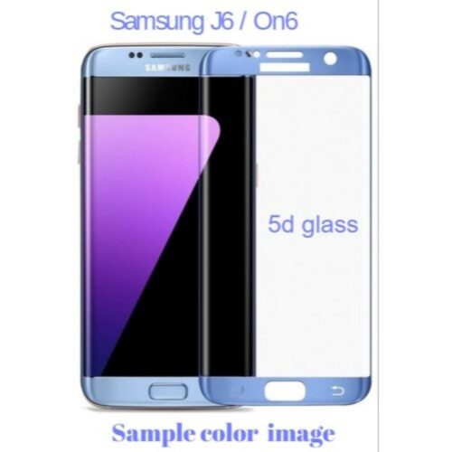 Samsung Galaxy On6 Tempered Glass Screen Protector 6D/11D Full Glue Blue 1