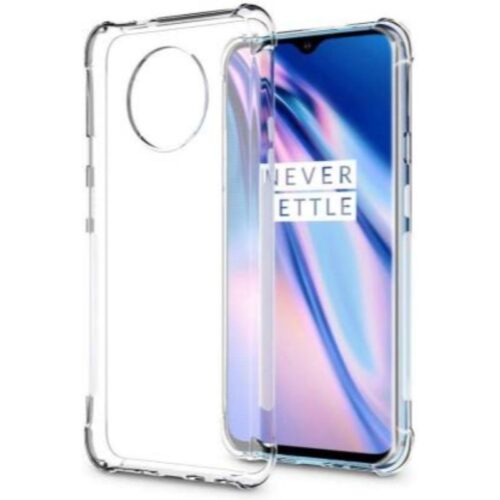 Oneplus 7T Transparent Soft Back Cover Case 1