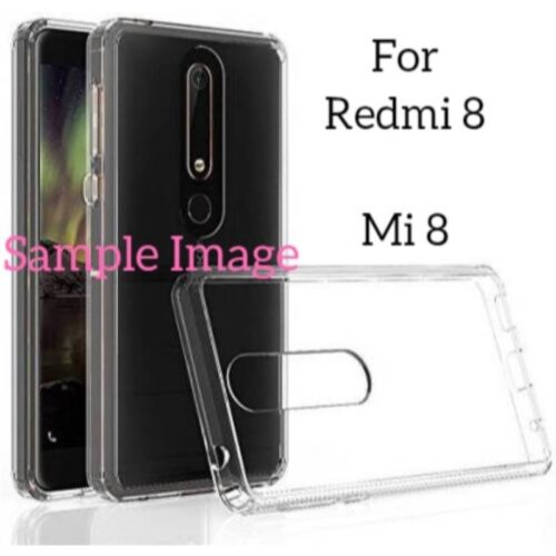 Redmi 8 Transparent Soft Back Cover Case 1