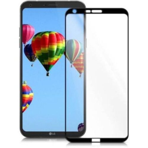 Tigerify Tempered Glass Screen Protector Full Glue 6D/11D Black For LG Q6 Plus 1