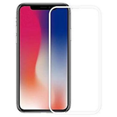 Apple iPhone X Tempered Glass Screen Protector 6D/11D Full Glue White 1