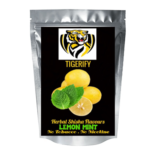 TIGERIFY High Quality Hookah Shisha Herbal LEMON MINT Flavour 50grams 1
