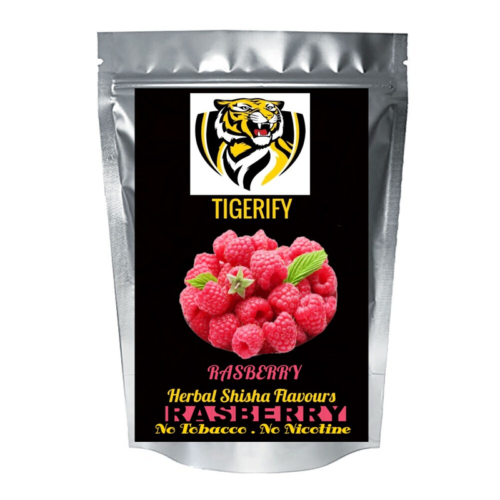 TIGERIFY High Quality Hookah Shisha Herbal RASBERRY Flavour 50grams 1