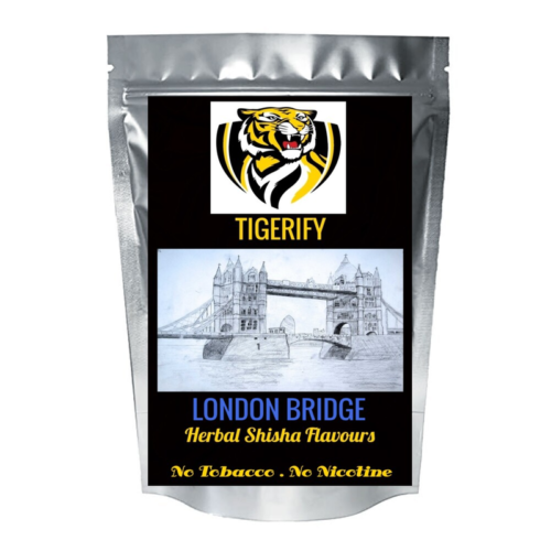 TIGERIFY High Quality Hookah Shisha Herbal LONDON BRIDGE Flavour 50grams 1