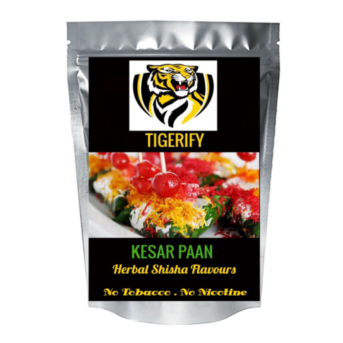 TIGERIFY Shisha Hookah Herbal KESAR PAAN Flavour 50grams 1