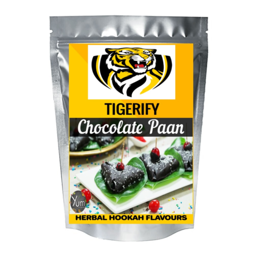 TIGERIFY Hookah Sheesha Herbal CHOCOLATE PAAN Flavour 50grams 1