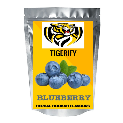 TIGERIFY Hookah Sheesha Herbal BLUEBERRY Flavour 50grams 1