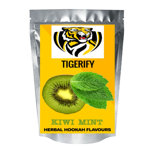 TIGERIFY Hookah Sheesha Herbal KIWI MINT Flavour 50grams 1