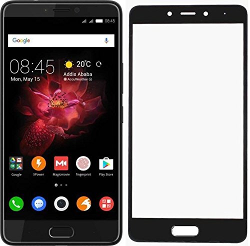 Tigerify Tempered Glass/Screen Protector Guard for Infinix Note 4 (Black Colour) Edge To Edge Full Screen 11D 1