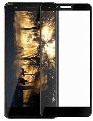 Tigerify Tempered Glass/Screen Protector Guard for Nokia C3 (Black Color) Edge To Edge Full Screen 1