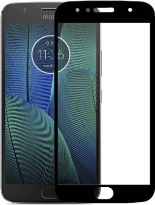 Tigerify Tempered Glass/Screen Protector Guard for Motorola Moto G5s Plus (BLACK COLOR) Edge To Edge Full Screen 1