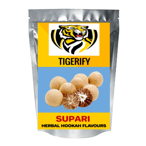 TIGERIFY Premium Quality Shisha Hookah Herbal SUPARI Flavour 50grams 1