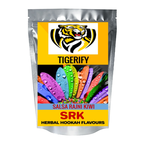TIGERIFY Premium Quality Shisha Hookah Herbal SRK (SALSA RAJNI KIWI) Flavour 50grams 1