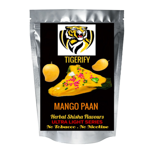 TIGERIFY Ultra Light Shisha Hookah Herbal MANGO PAAN Flavour 50grams 1