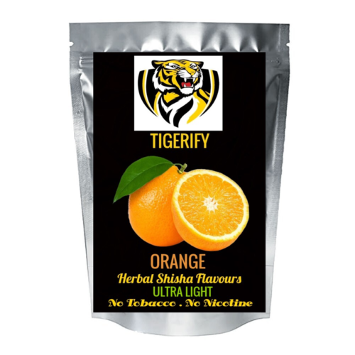 TIGERIFY Ultra Light Shisha Hookah Herbal ORANGE Flavour 50grams 1